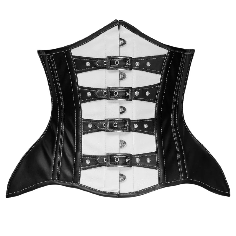 Carlotta Authentic Steel Boned Gothic Punk Underbust Corset