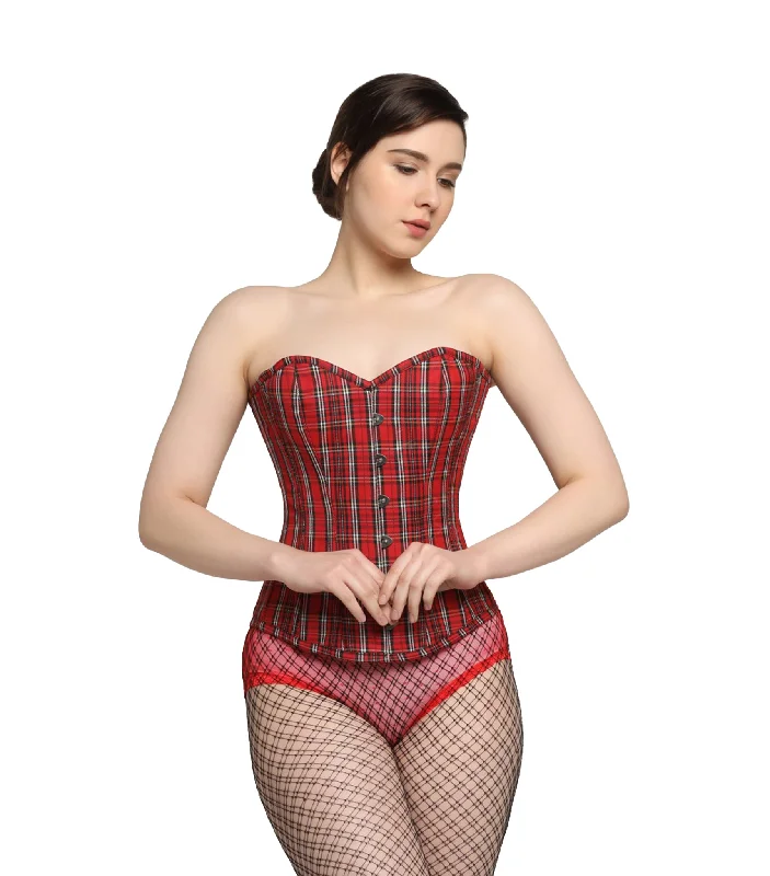 Check waist reducing  overbust Corsets