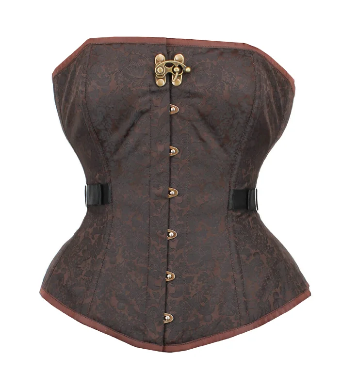 Steampunk Fan Lacing Overbust Corset