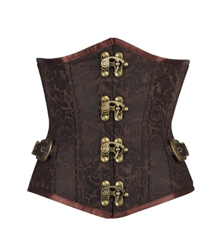 Steampunk waist reducing underbust corset