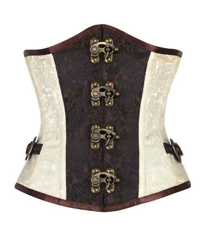 Steampunk waist reducing underbust corset