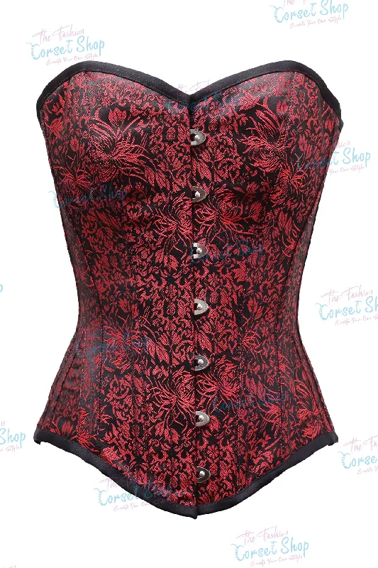 Red / Black Brocade 400