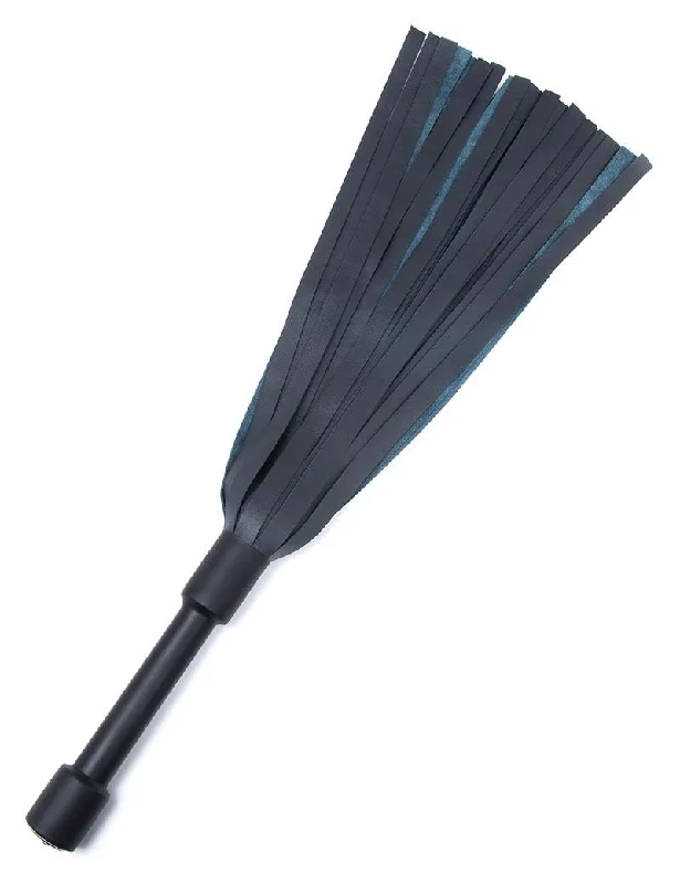 Blue Devil Leather Flogger by Dragontailz