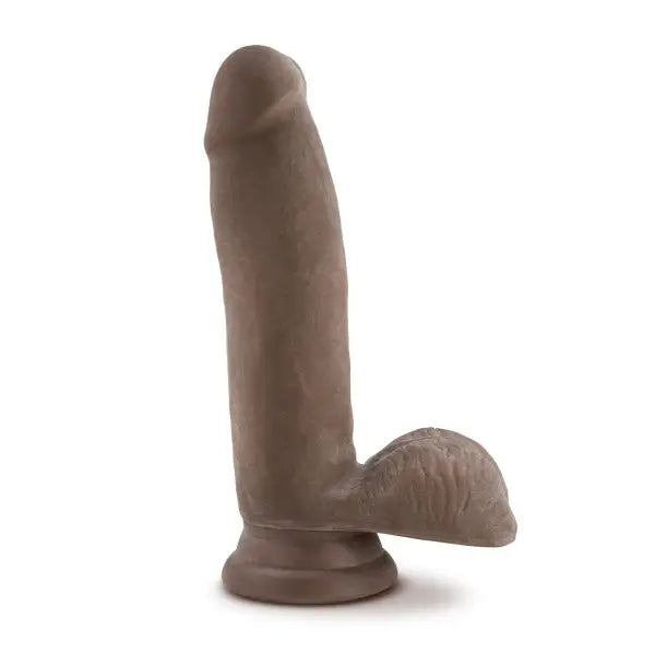 Blush Au Naturel 7 Dildo W/balls Chocolate "