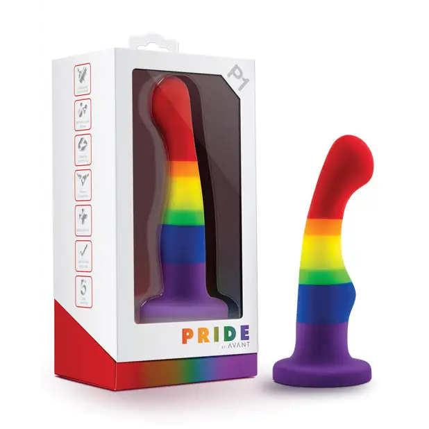 Blush Avant Pride P1 Freedom 6 in. Silicone Dildo with Suction Cup