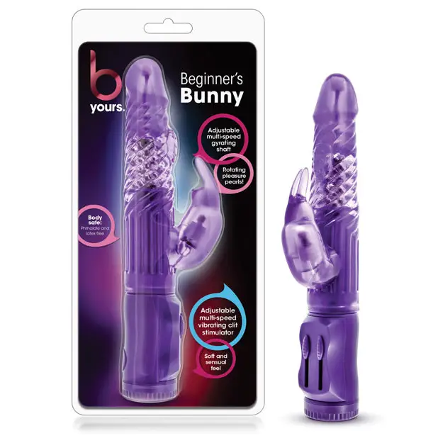 Blush B Yours Beginner's Bunny Rabbit Vibrator Purple