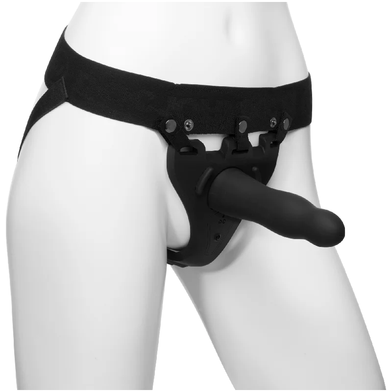 Body Extensions Be Aroused Strap-On Set with Vibrating Harness