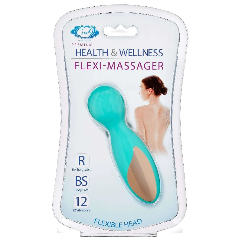 Cloud 9 Health and Wellness Flexi Massager Rechargeable Wand Teal