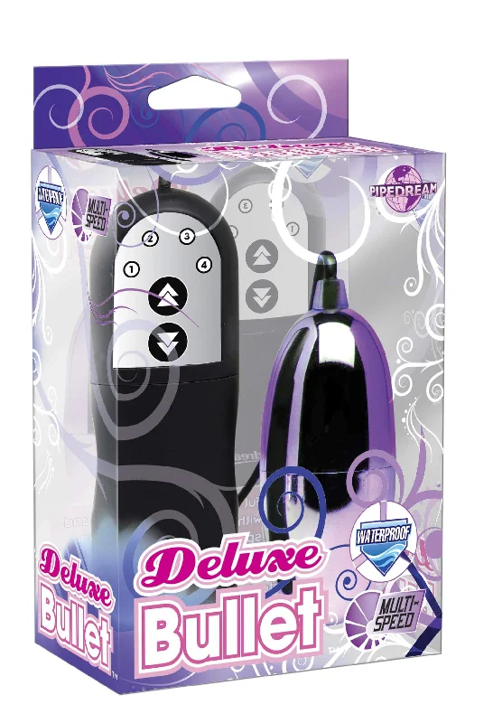 Deluxe Bullet Multiple-Speed Bullet Vibrator Purple