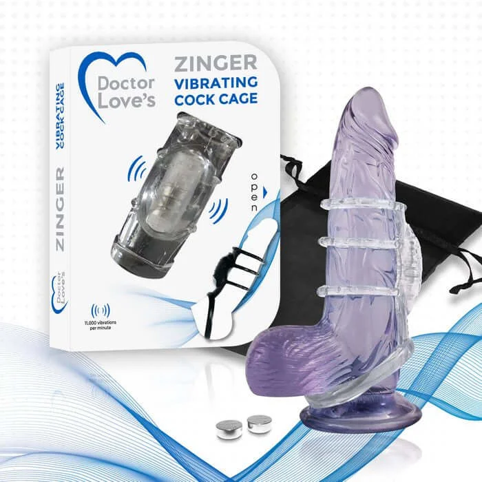 Doctor Love Zinger Vibrating Sleeve Clear