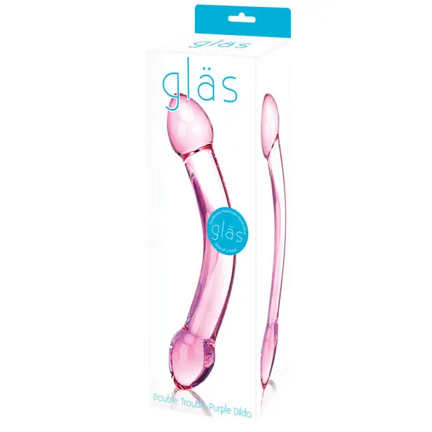 Glas 10 in. Double Trouble Glass Dildo