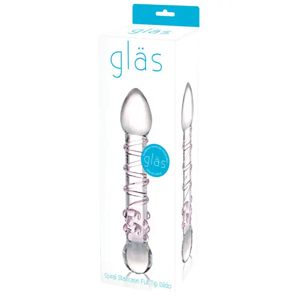 Glas Spiral Staircase Full Tip Dildo