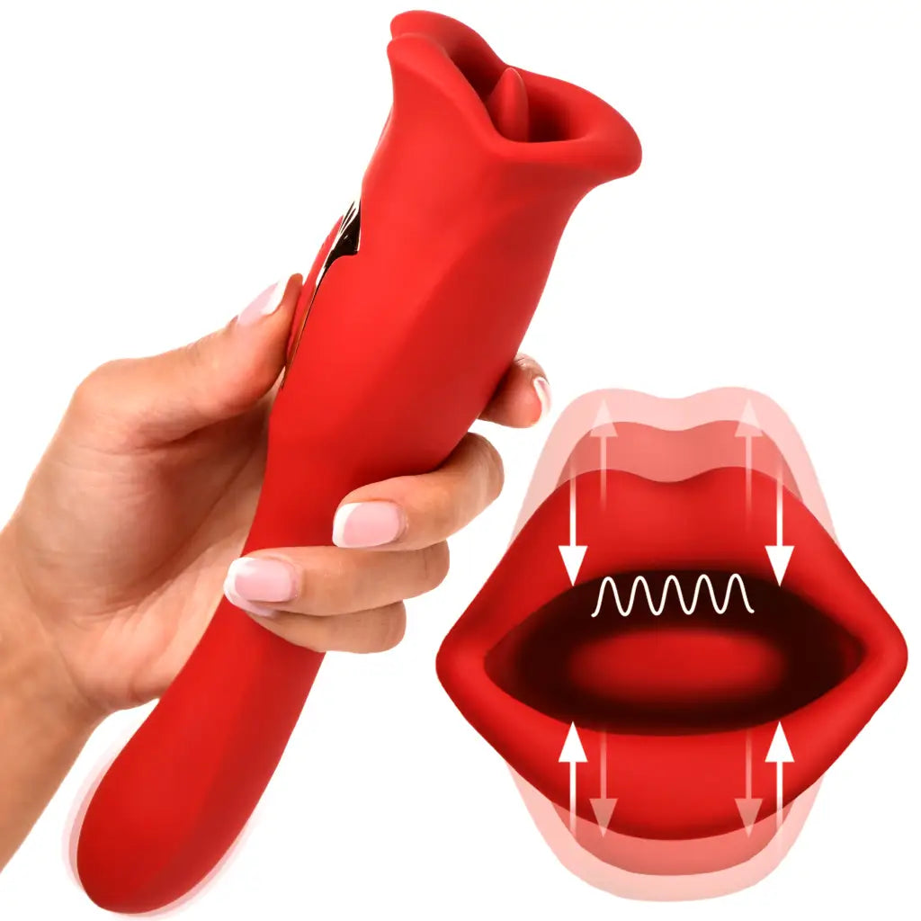 Kiss And Tell Pro Dual-Ended Kissing Vibrator