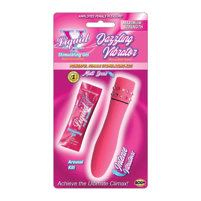 Liquid V Dazzling Vibrator Kit - Enhance Pleasure On-the-Go!