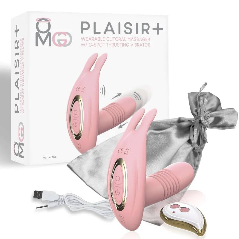 Doctor Love OMG G-Spot Vibrating Thruster - Dual Stimulation Vibrator in Pastel Pink