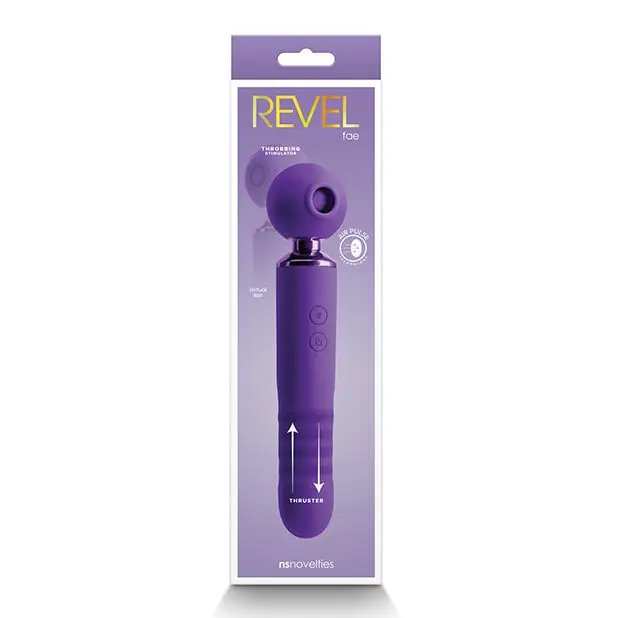 Revel Fae Thrusting & Throbbing Stimulator with Air Pulse