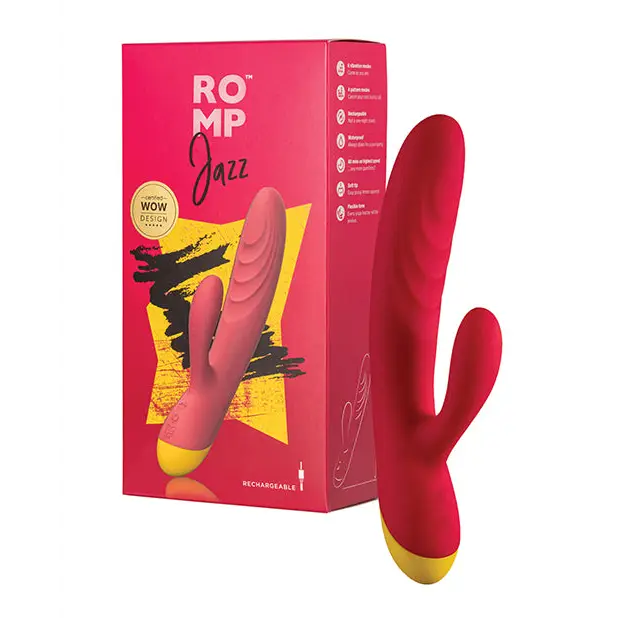 ROMP Jazz Rechargeable Silicone Rabbit Vibrator