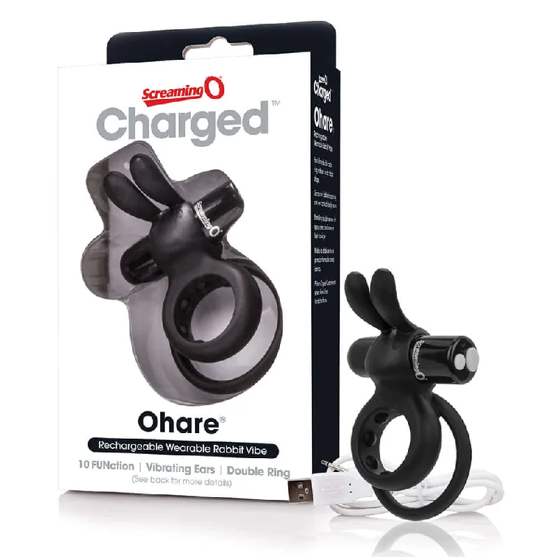 Screaming O Charged Ohare Rechargeable Rabbit Vibe Ring