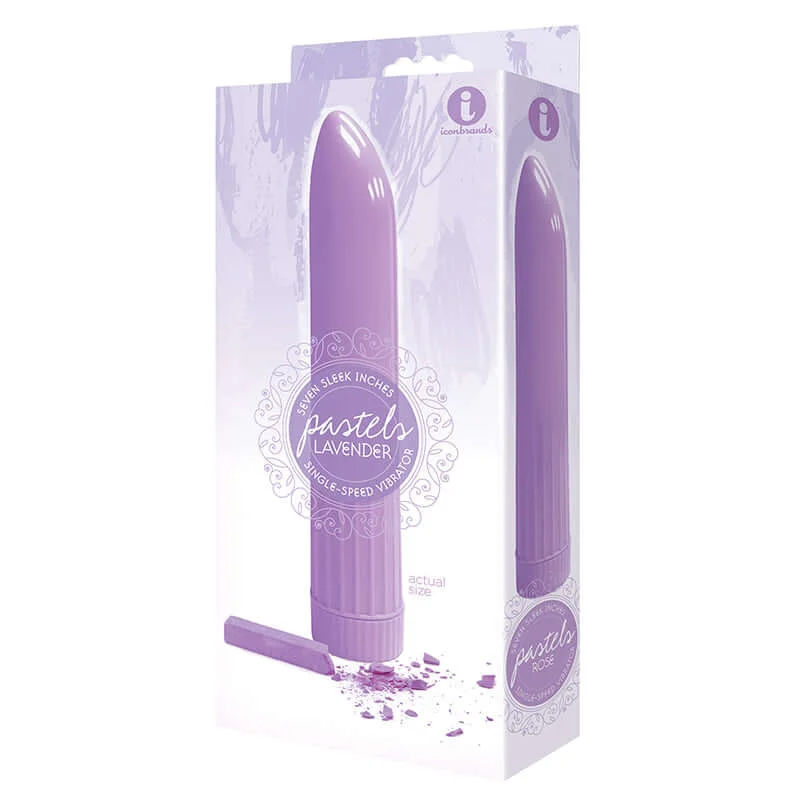 The 9'S Pastel Vibes Lavender Single Speed Vibrator