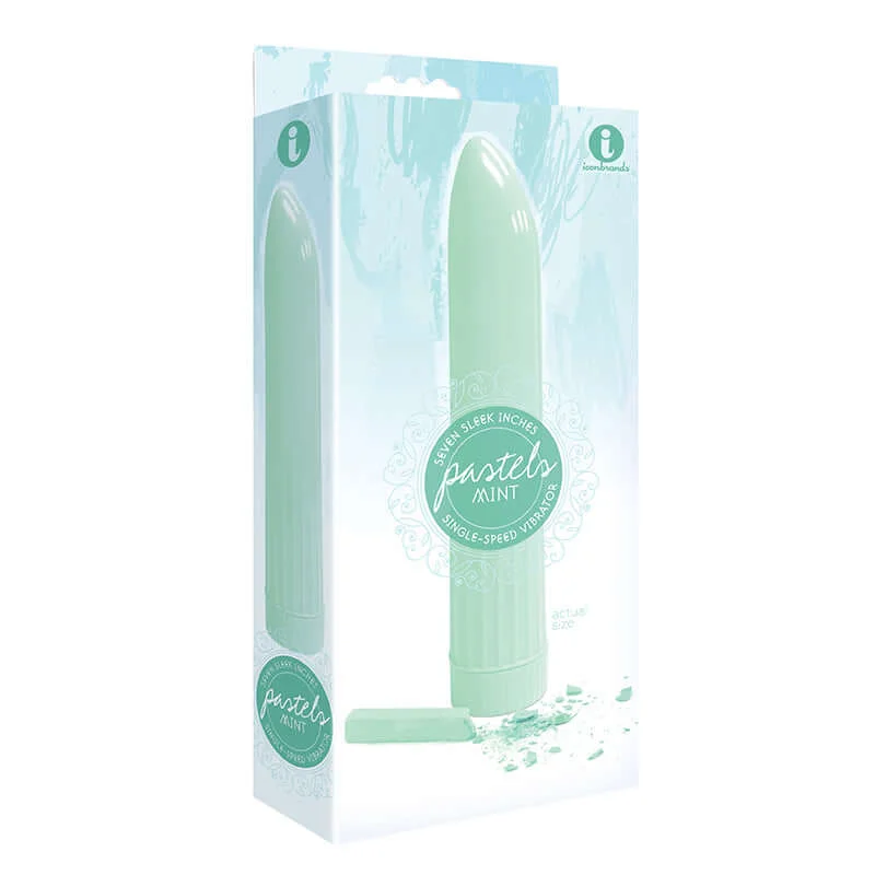 The 9'S Pastel Vibes Mint Green Single Speed Vibrator