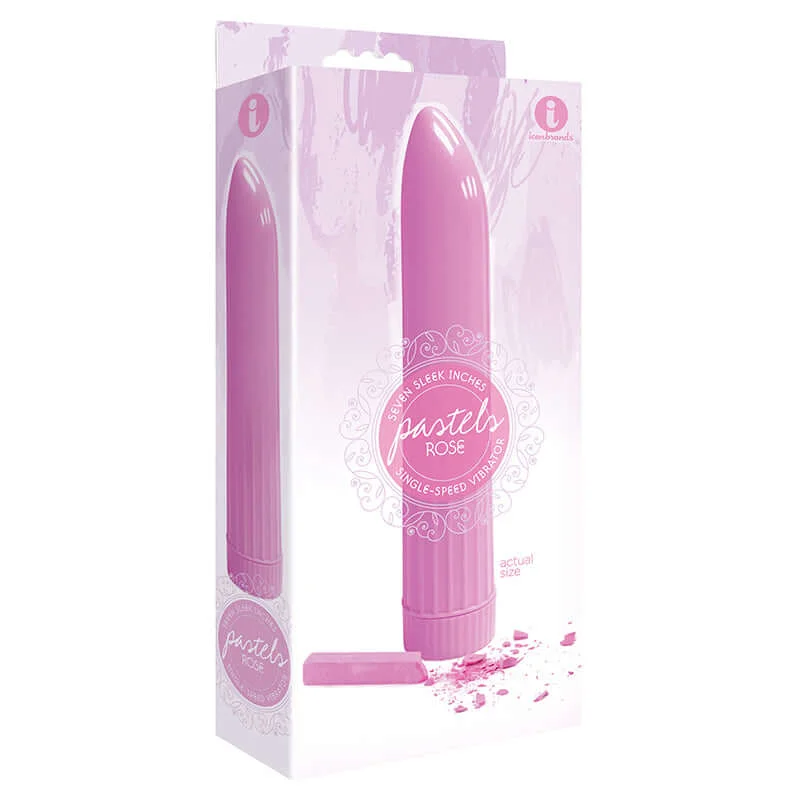 The 9'S Pastel Vibes Rose Single Speed Vibrator