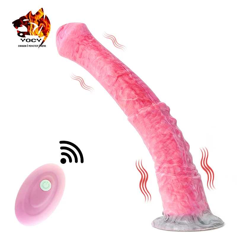 Vibrating Bullet Wireless Remote Animal Dildo