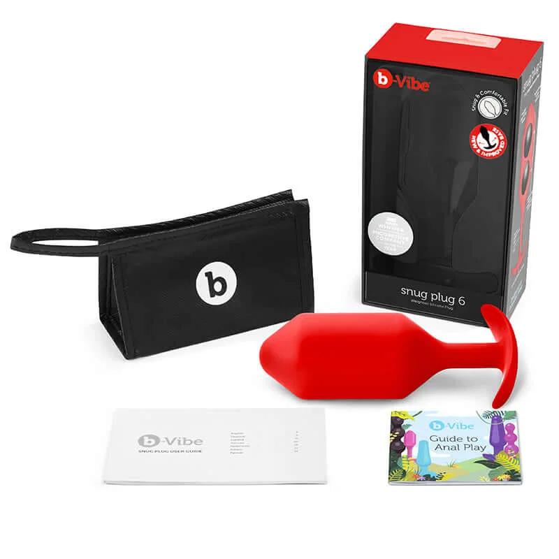 B Vibe Snug Plug 6 Red