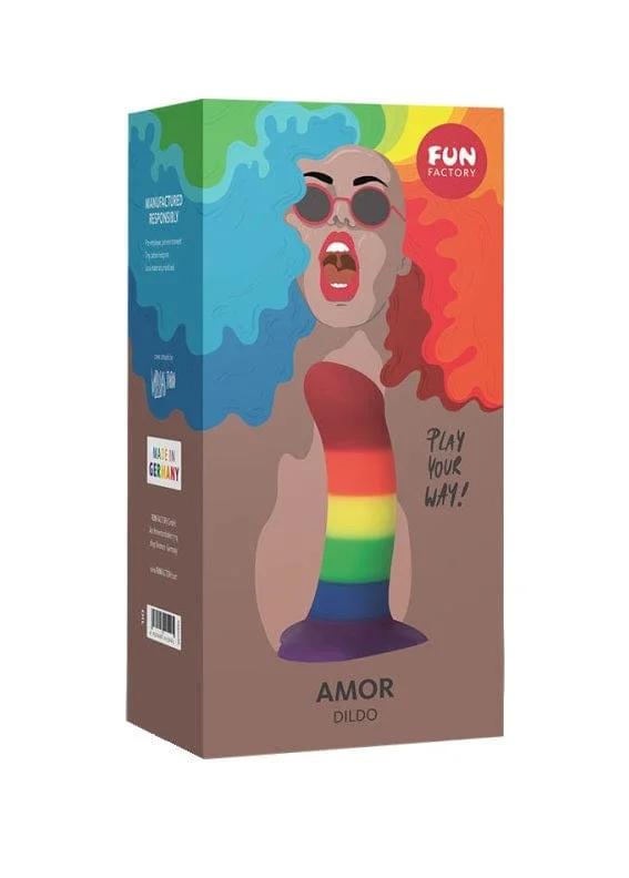 Fun Factory Amor Special Edition Rainbow Dildo