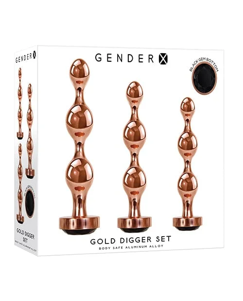 Gender X Gold Digger Set - Rose Gold-Black