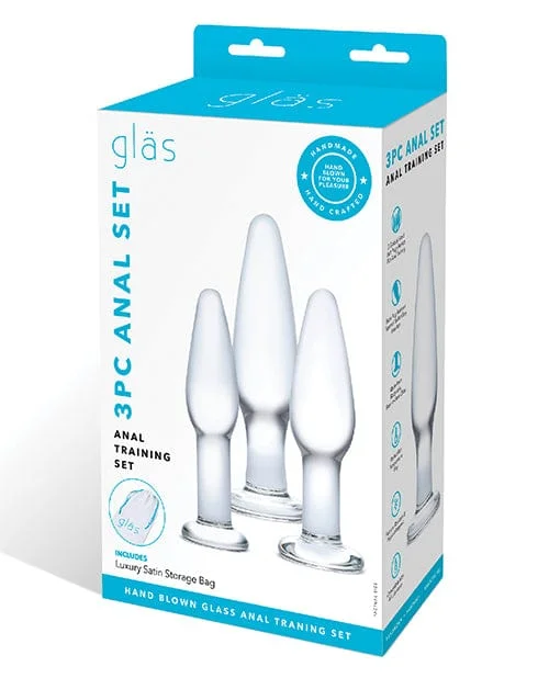 Glas 3 Piece Glass Anal Training Kit