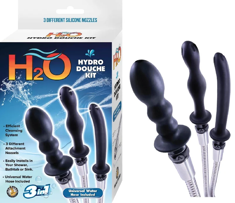 Elevate Your Cleaning Routine with the H2O Hydro Douche Kit in Black