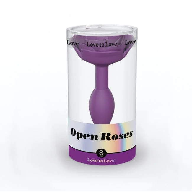 Love to Love Open Roses Small Silicone Butt Plug