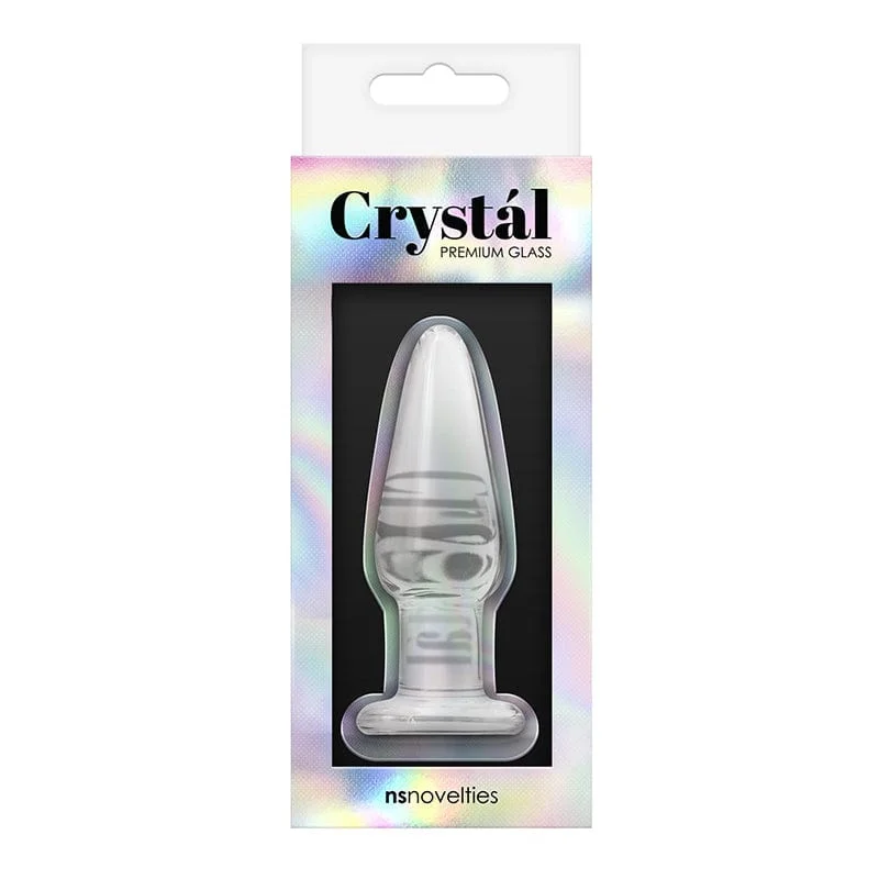 NS Novelties Crystal Small Clear Tapered Plug