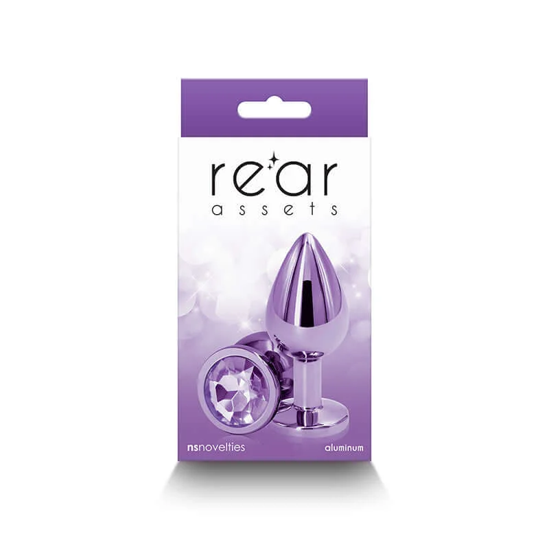 Indulge in Sensual Elegance with Rear Assets Medium Purple Butt Plug