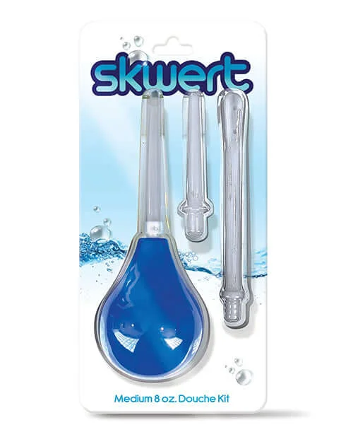 Skwert Medium 8 oz Douche Kit – 4 Piece Travel-Friendly Hygiene Set by Rascal Toys