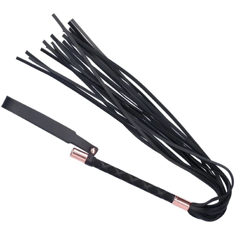 Vegan Leather Bondage Flogger Whip