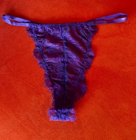 +Kilo Brava Lace G-String in Violet